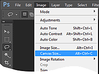 Photoshop menu access for Canvas Resize