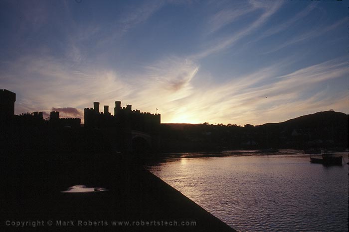 Conwy Castle Sunset - 7d005828