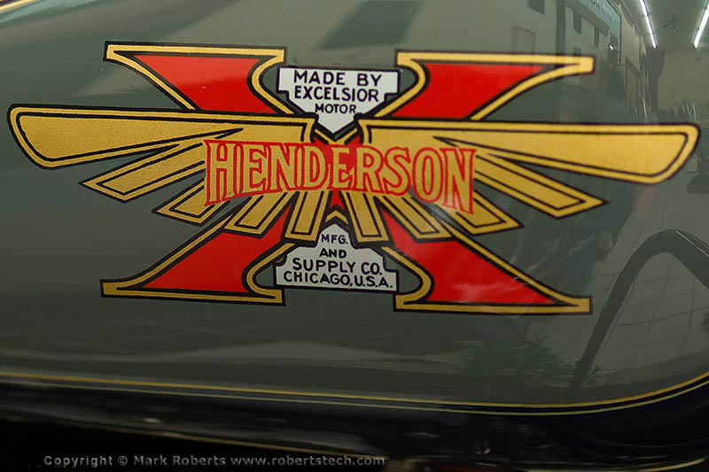 Henderson Motorcycle Gas Tank - 7d701037