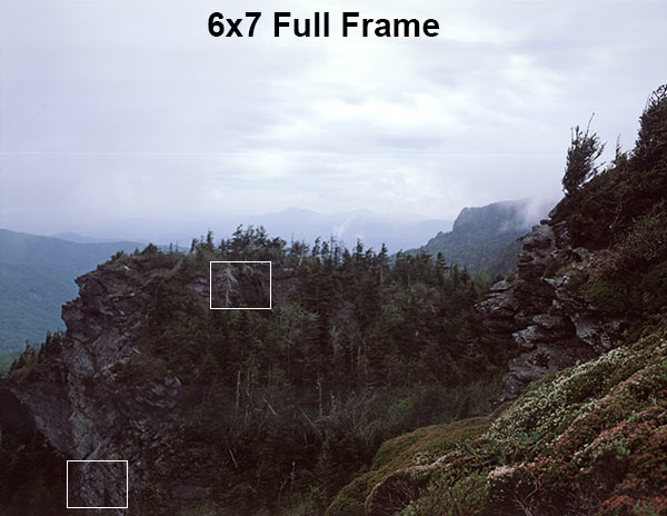 Full 6x7 frame