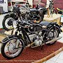 BMW R60/2 with Brough Superior in background